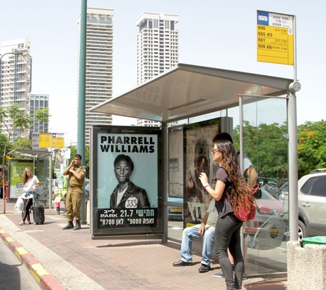 JCDecaux Abri bus Tel Aviv 2